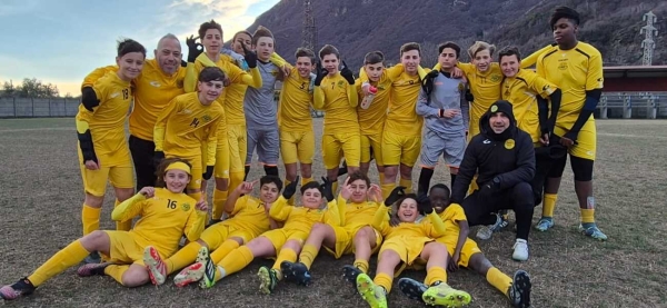 La festa del Dorina per la primissima vittoria in campionato