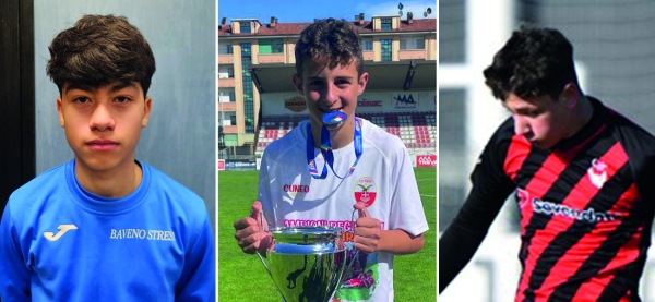 Davide Prifti, Edoardo Zito e Mattia Deserafino 