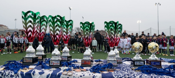 Carnevale Biancoblù / U10 e U8 - Le immagini della premiazione