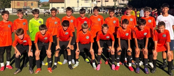L&#039;Area Calcio che batte 1-0 lo Spartak San Damiano 