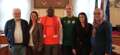 Academy Venaria in Senegal: stamattina l’incontro tra i sindaci Fabio Giulivi e Ibrahima Diedhiou, con la regia di Nino Esta
