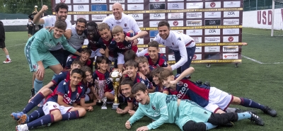 I campioni del Bologna e il Torino (foto Riccardo Villani)