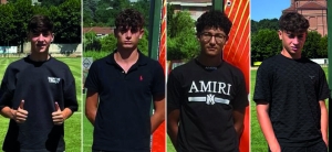 Giacomo Prette, Tommaso Tomatis, Hicham Hodayfa e Alessio Scelfo