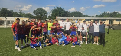 L'Hajduk Spalato festeggia la vittoria del torneo