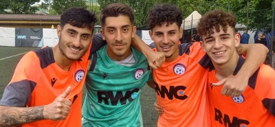 Lucento Under 19: da sinistra Cirillo, Losi, Buffone e Melano