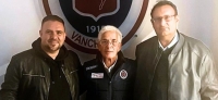 Il presidente De Gregorio con i dirigenti Fracchia e Maimone (foto pagina Fb Vanchiglia)