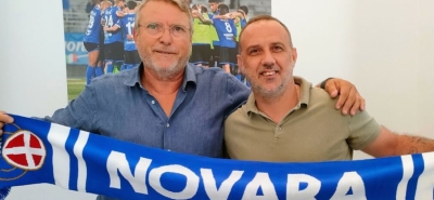 Il nuovo mister Giuseppe Mascara (foto da FC Novara)