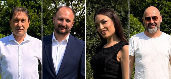 Vittorio Aliprandi, Alexander Garini, Gloria Carbone e Amedeo Acquadro
