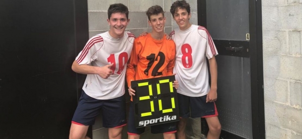 Il trio del Giovanile Centallo Gabutto, Mellano, Basiglio, che con 30 gol complessivi ha garantito una tranquilla salvezza