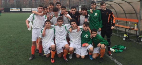 Venaria U15 dopo la vittoria per 2-0 sull&#039;Ivrea